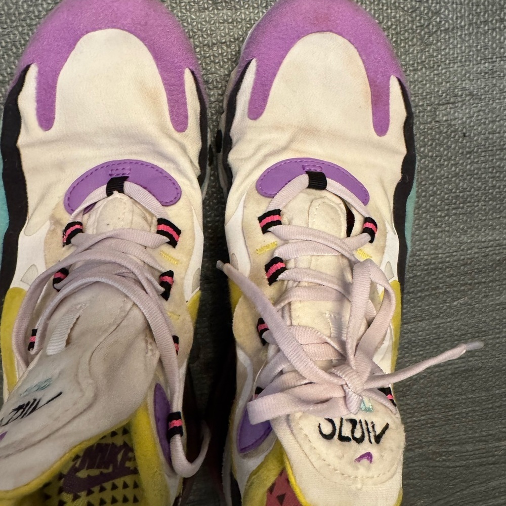 Nike Air Max 270 React Geometric abstract size 8.5 - Picture 6 of 12